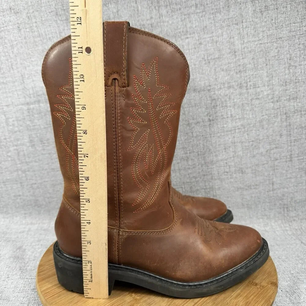 Herman Survivors Boots Men's Size 8 Fort Western Cowboy Leather
